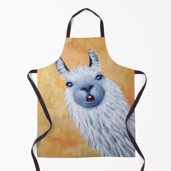 Item preview, Stunned and surprised llama original painting  designed and sold by norascorner.