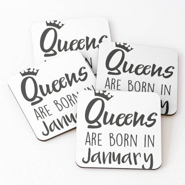 Item preview, Queens are born in January cool birthday for mothers sisters girls womens designed and sold by BHMARTS.