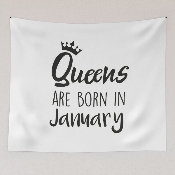 Item preview, Queens are born in January cool birthday for mothers sisters girls womens designed and sold by BHMARTS.