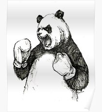 Póster camiseta panda