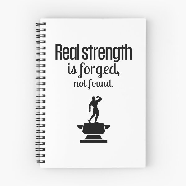 Item preview, Real strength is forged, not found. - Big Anvil black  designed and sold by Weknes.