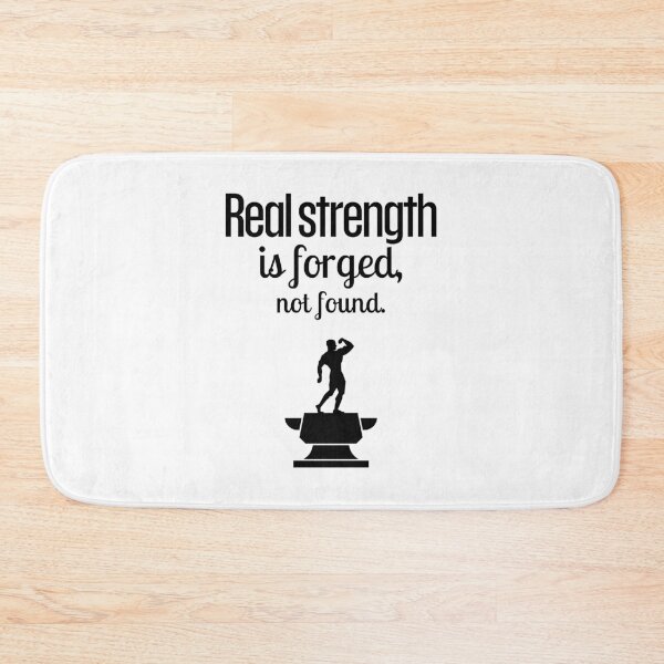 Item preview, Real strength is forged, not found. - Big Anvil black  designed and sold by Weknes.