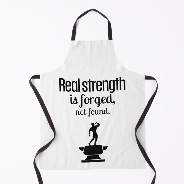 Item preview, Real strength is forged, not found. - Big Anvil black designed and sold by Weknes.