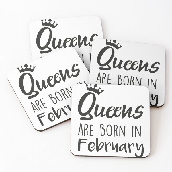 Item preview, Queens are born in February cool birthday for mothers sisters girls womens designed and sold by BHMARTS.