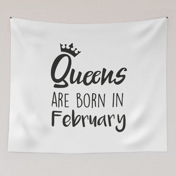 Item preview, Queens are born in February cool birthday for mothers sisters girls womens designed and sold by BHMARTS.