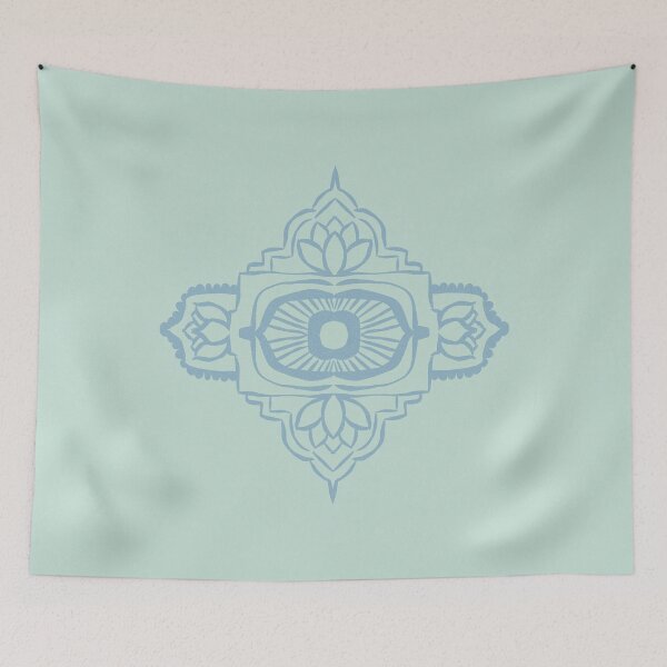 Item preview, Ajna Padma - Mint + Sky designed and sold by Irene Estelle.