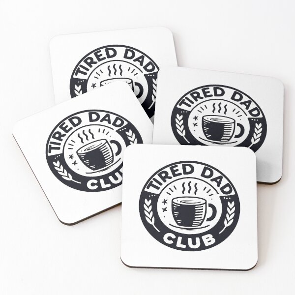 Item preview, Tired Dad Club Logo 1 Black designed and sold by Lichtbildfang.