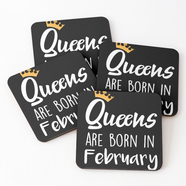Item preview, Queens are born in February cool birthday for mothers sisters girls womens designed and sold by BHMARTS.