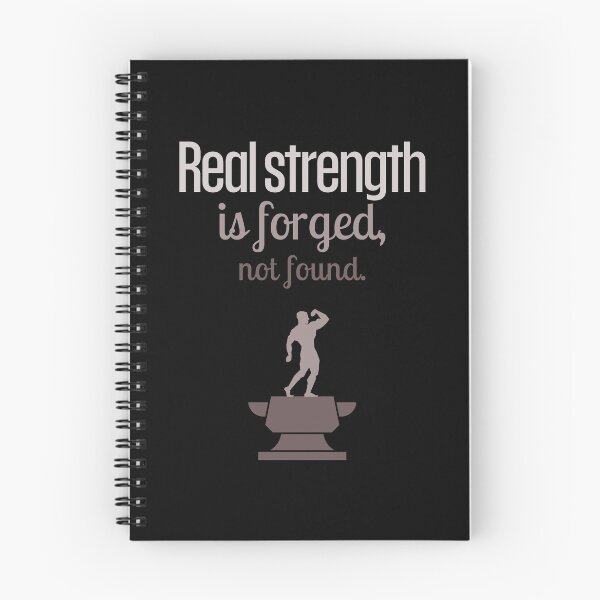 Item preview, Real strength is forged, not found. - Big Anvil brown designed and sold by Weknes.