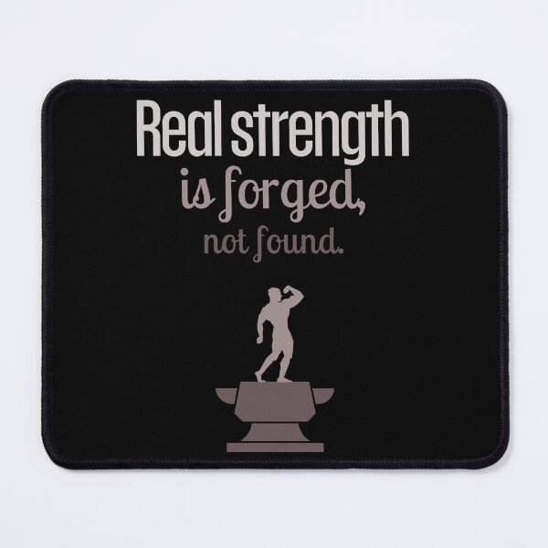 Item preview, Real strength is forged, not found. - Big Anvil brown designed and sold by Weknes.