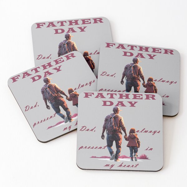 Item preview, Dad always present in my heart - Father's Day designed and sold by ART-HOME-PAWS.