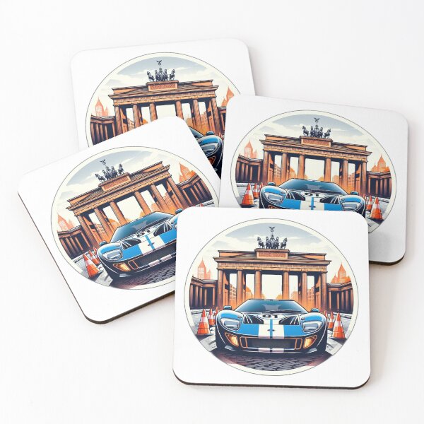 Item preview, A round logo of a Ford GT40 Posing in Berlin designed and sold by starter45.