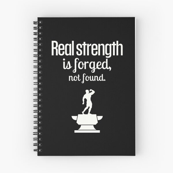 Item preview, Real strength is forged, not found. - Big Anvil white designed and sold by Weknes.