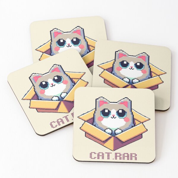 Item preview, CAT.RAR Box Kitty  gifts for kitties designed and sold by Pixel-Forge.