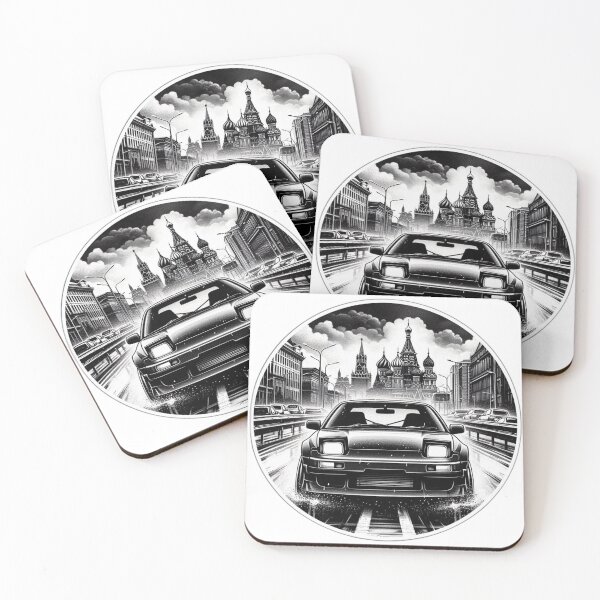 Item preview, A round logo of a Nissan 240sx Driving in Moscow designed and sold by starter45.