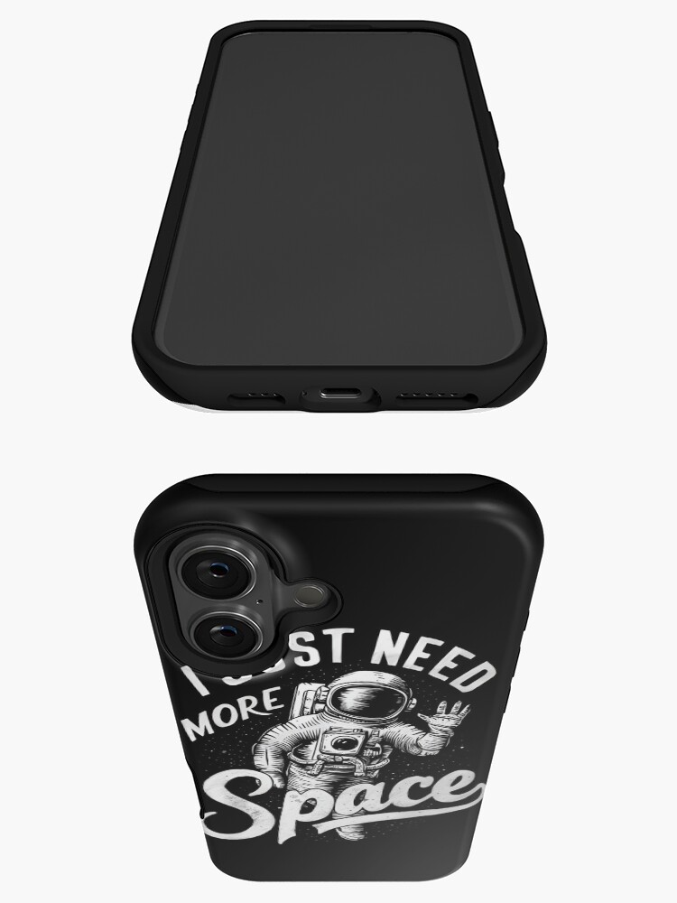 Thumbnail 3 of 4, iPhone Case, Just Need More Space designed and sold by Patricks-Art.