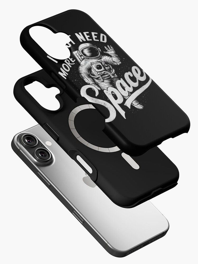 Thumbnail 2 of 4, iPhone Case, Just Need More Space designed and sold by Patricks-Art.