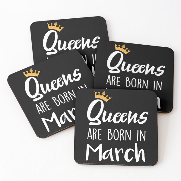 Item preview, Queens are born in March cool birthday for mothers sisters girls womens designed and sold by BHMARTS.