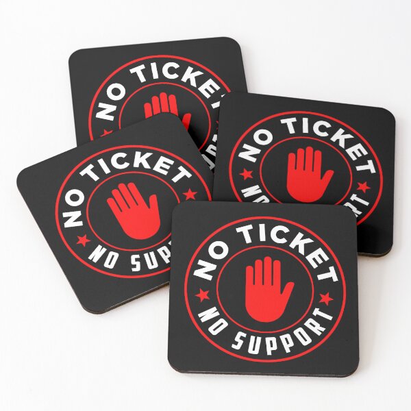 Item preview, No Ticket No Support IT Specialist IT Admin Administrator designed and sold by Tig3rE.