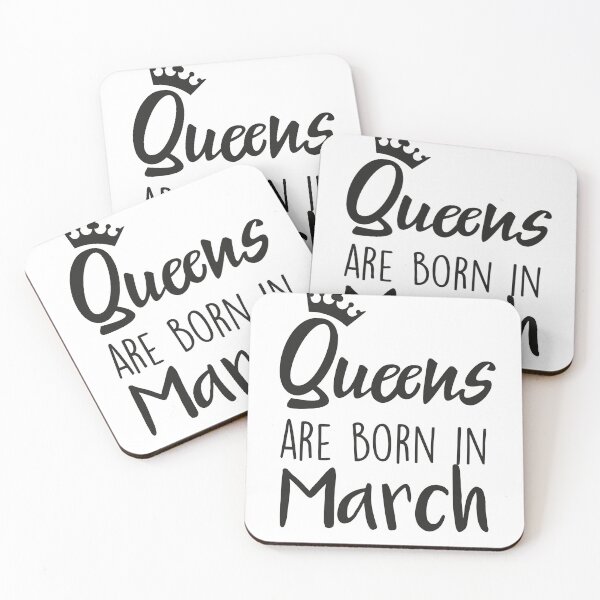 Item preview, Queens are born in March cool birthday for mothers sisters girls womens designed and sold by BHMARTS.