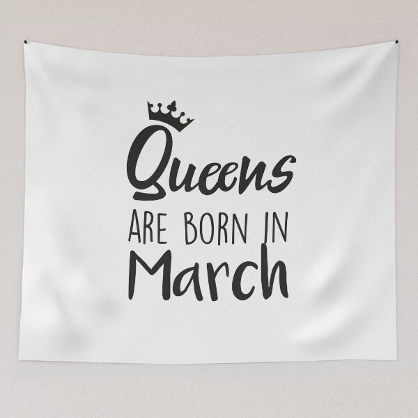 Item preview, Queens are born in March cool birthday for mothers sisters girls womens designed and sold by BHMARTS.