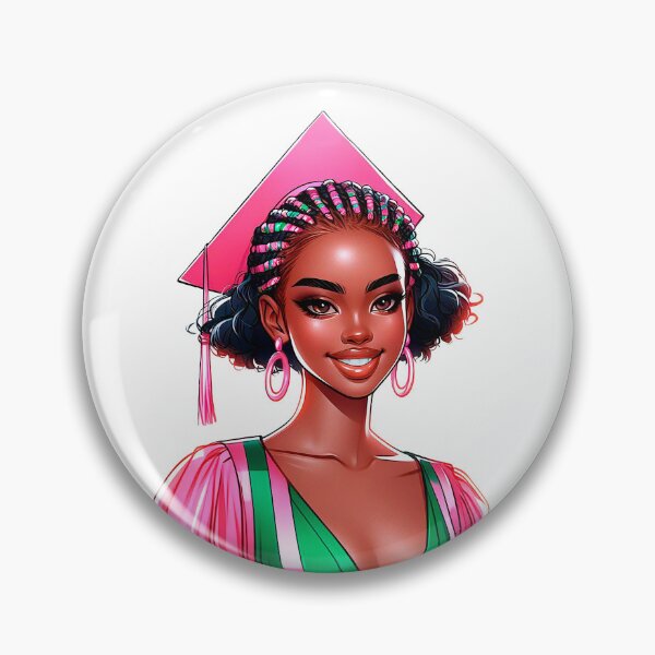 Item preview, Graduation School Afro Girl, Graduating Girl, Highschool Graduate, College Senior, Black Girl Graduating. designed and sold by gabrielakrall.