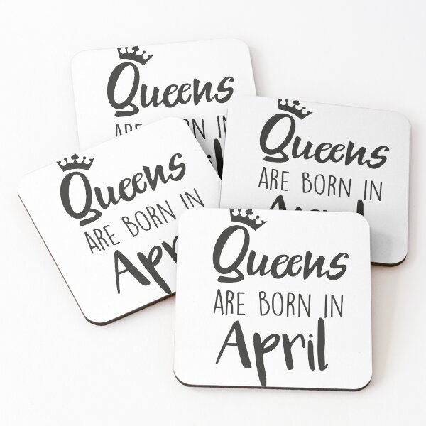 Item preview, Queens are born in April cool birthday for mothers sisters girls womens designed and sold by BHMARTS.