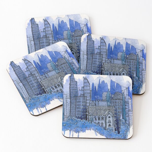 Item preview, Blue City designed and sold by Amy Preveza.