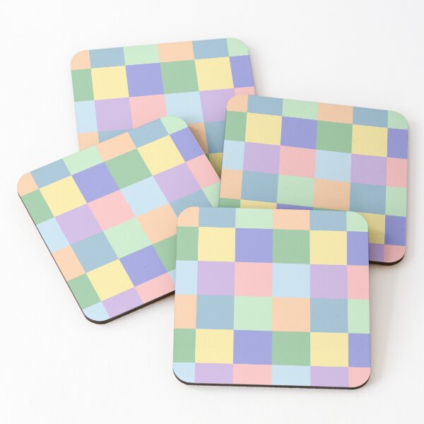 Item preview, Pastel checkers designed and sold by patches-by-nat.