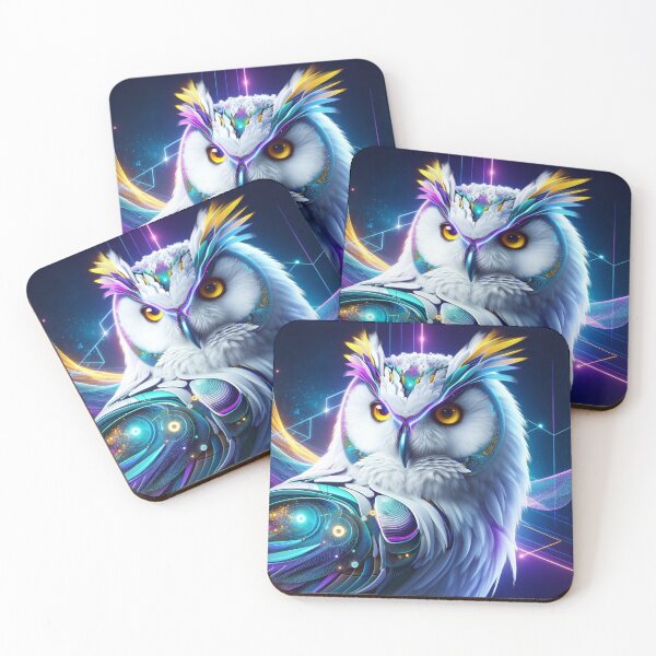 Item preview, Visionary Vigilance: The Techno-Sage Owl designed and sold by Ruru Digital .
