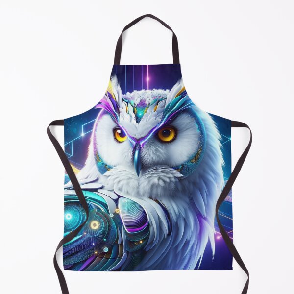 Item preview, Visionary Vigilance: The Techno-Sage Owl designed and sold by Ruru Digital .