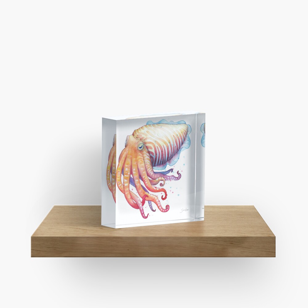Cuttlefish Acrylic Block