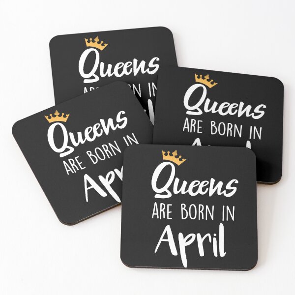 Item preview, Queens are born in April cool birthday for mothers sisters girls womens designed and sold by BHMARTS.