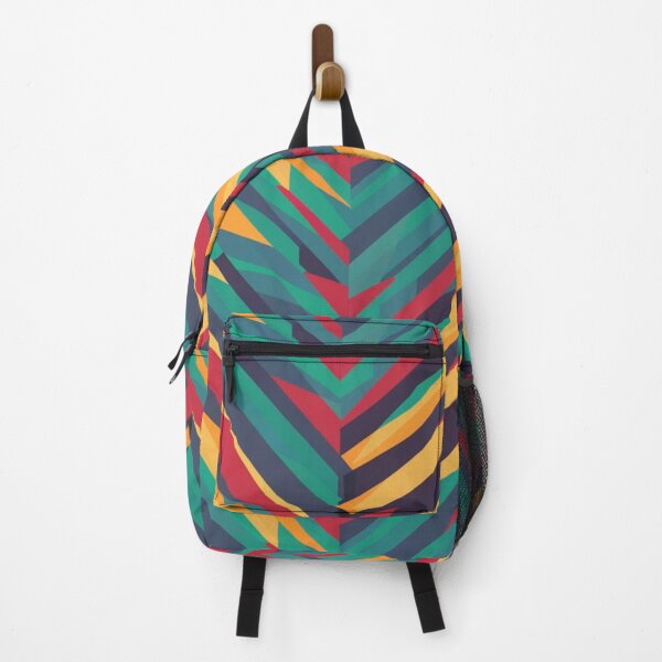 Item preview, Colorful Zigzag Symphony: Dynamic Geometric Pattern designed and sold by DesigntshirtWB.