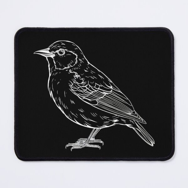 Item preview, Bird, black and white designed and sold by hhh-art.