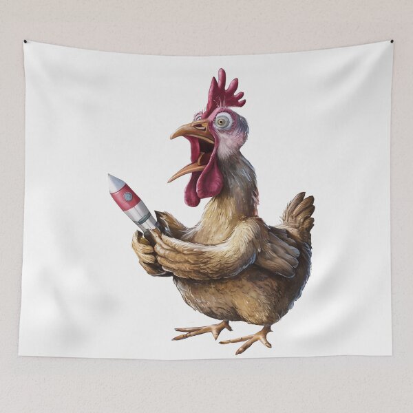 Item preview, Rocket chicken designed and sold by Tajdi.