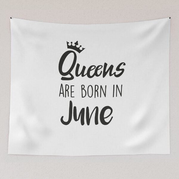 Item preview, Queens are born in June cool birthday for mothers sisters girls womens designed and sold by BHMARTS.