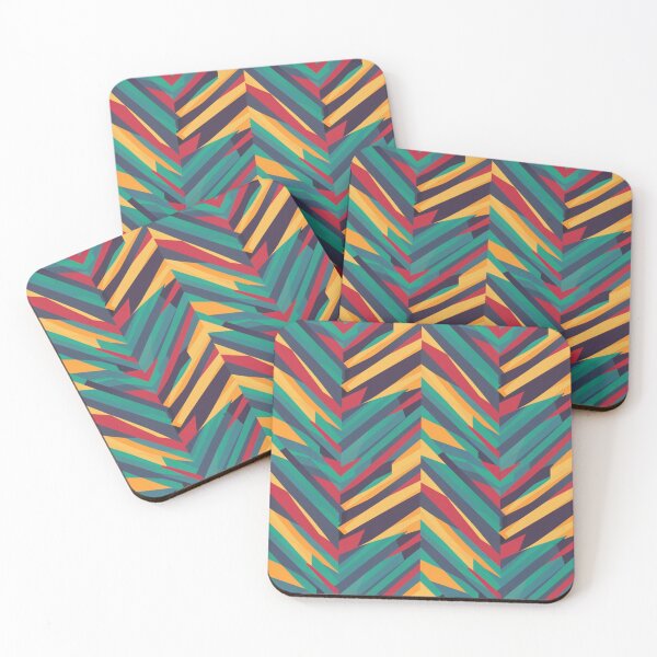 Item preview, Colorful Zigzag Symphony: Dynamic Geometric Pattern designed and sold by DesigntshirtWB.