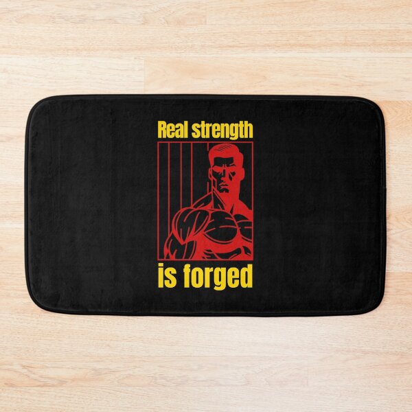 Item preview, Real strength is forged - muscular silhouette mix designed and sold by Weknes.