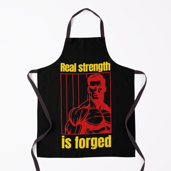Item preview, Real strength is forged - muscular silhouette mix designed and sold by Weknes.