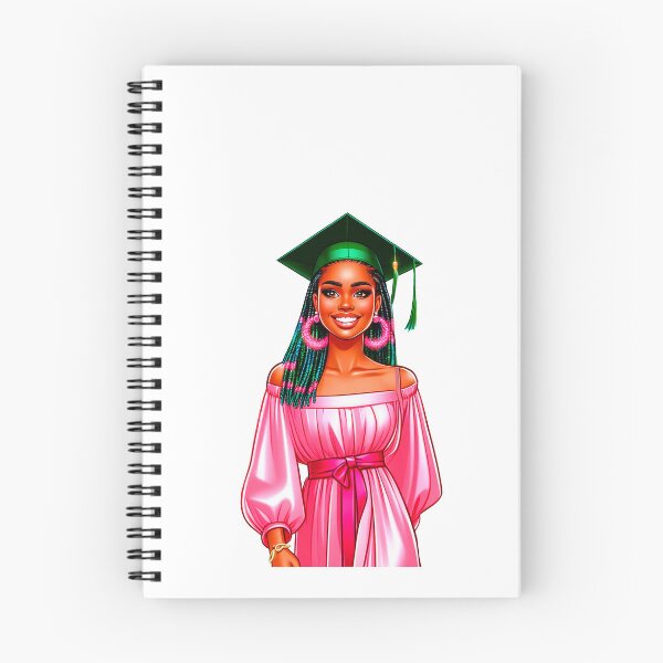 Item preview, Graduation College Afro Girl, Graduating Girl, Highschool Graduate, College Senior, Black Girl Graduating. designed and sold by gabrielakrall.