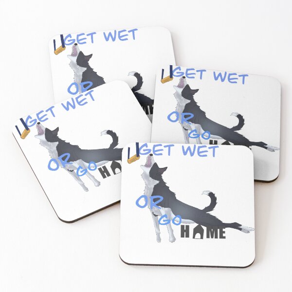 Item preview, Dock Diving Border Collie designed and sold by UptownMuttCreations.