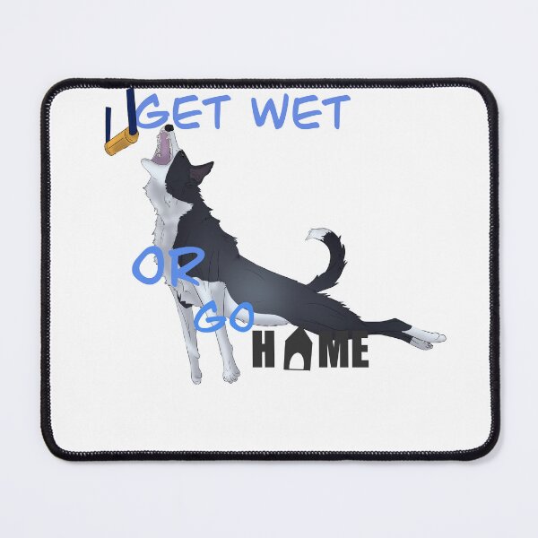 Item preview, Dock Diving Border Collie designed and sold by UptownMuttCreations.