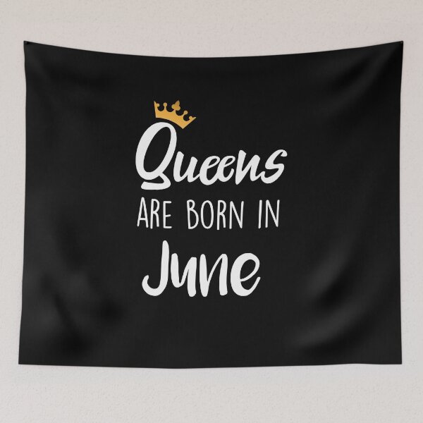 Item preview, Queens are born in June cool birthday for mothers sisters girls womens designed and sold by BHMARTS.