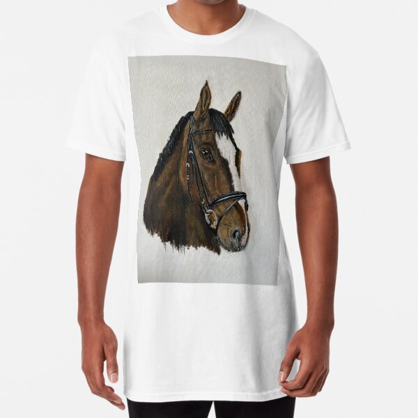 Aperçu de l'œuvre George - beau cheval bai créée et vendue par DoodlesArt62.
