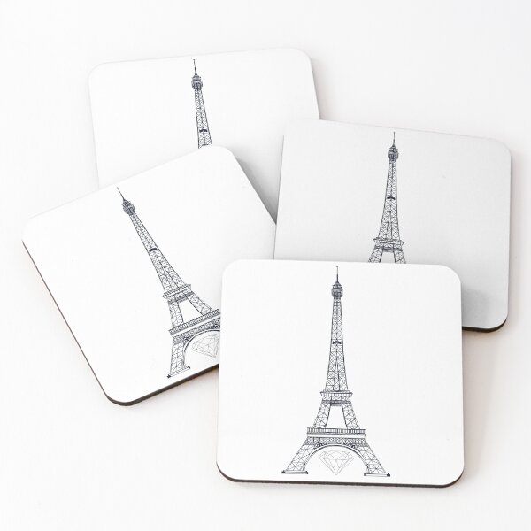 Item preview, Eiffel tower illustration designed and sold by FleurDesign.