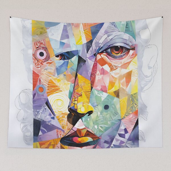 Item preview, Cubism portrait A03 designed and sold by ATartelin.