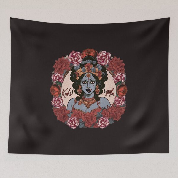 Item preview, Floral Kali Ma Goddess designed and sold by Amandajoy333.