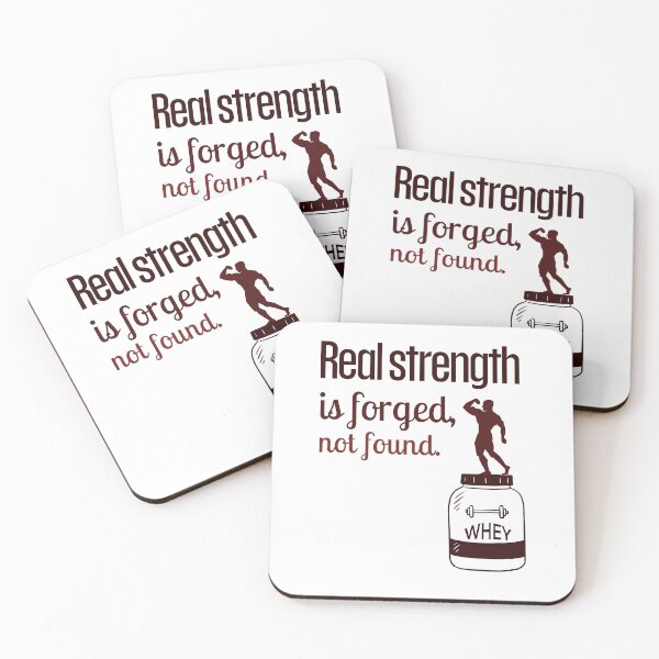 Item preview, Real strength is forged, not found. - whey red designed and sold by Weknes.