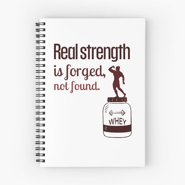 Item preview, Real strength is forged, not found. - whey red designed and sold by Weknes.